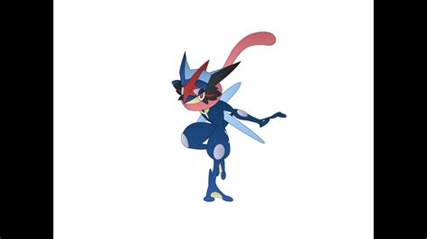 How to draw Mega Greninja (Artificial Intelligence) .
